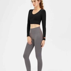 Legging Gym Hitam Biasa Selesa Bergaya Ruxi my705