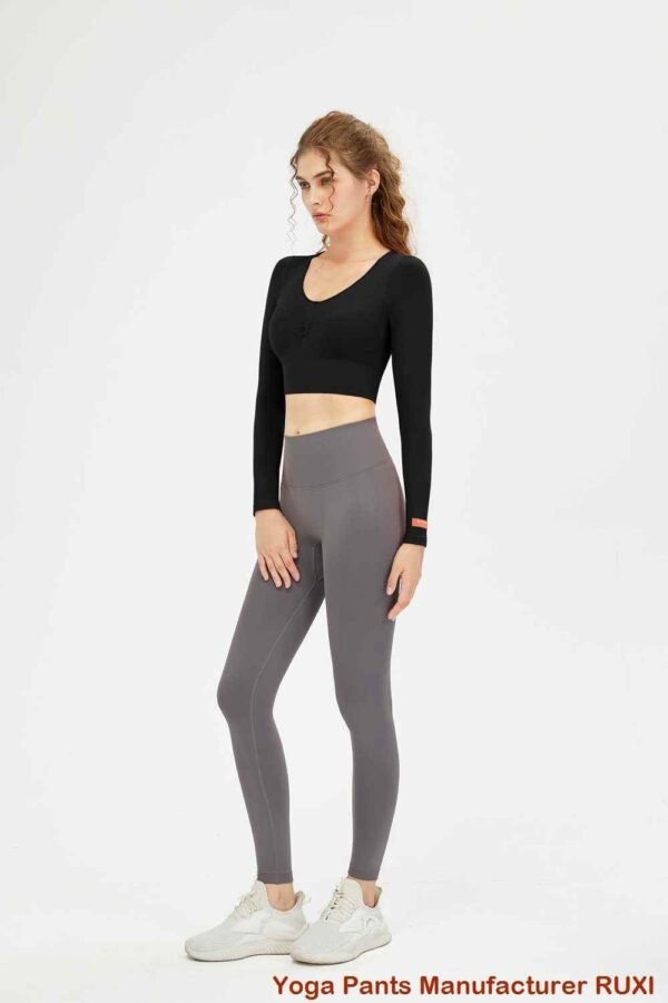 Legging Gym Hitam Biasa Selesa Bergaya Ruxi my705