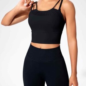 Legging Flare Kelabu Bergaya Selesa Fit Ruxi my73