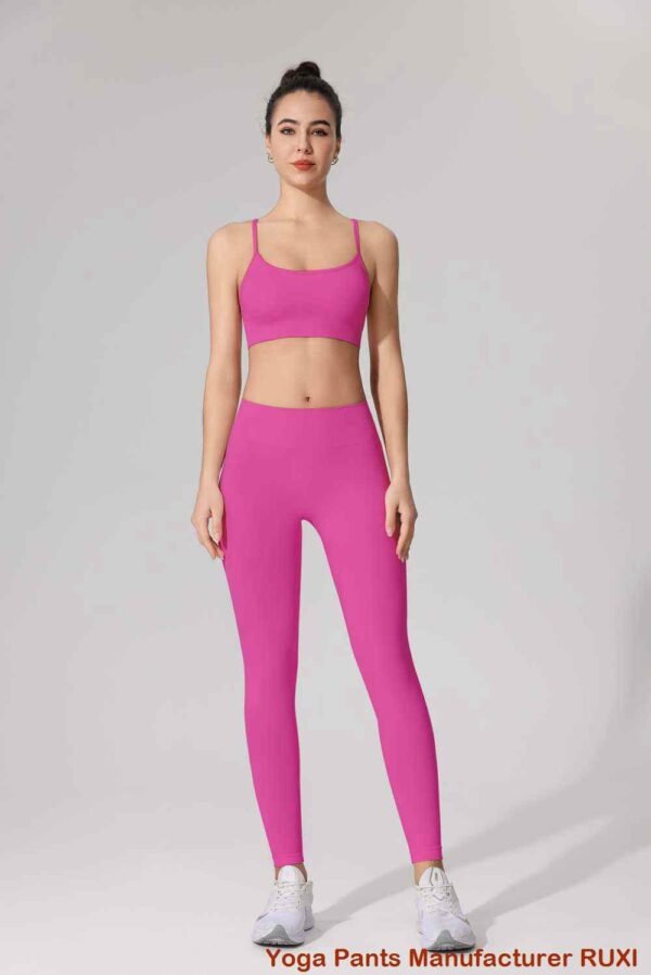 Seluar Yoga Denim Pakaian Aktif Selesa Bergaya Ruxi my345
