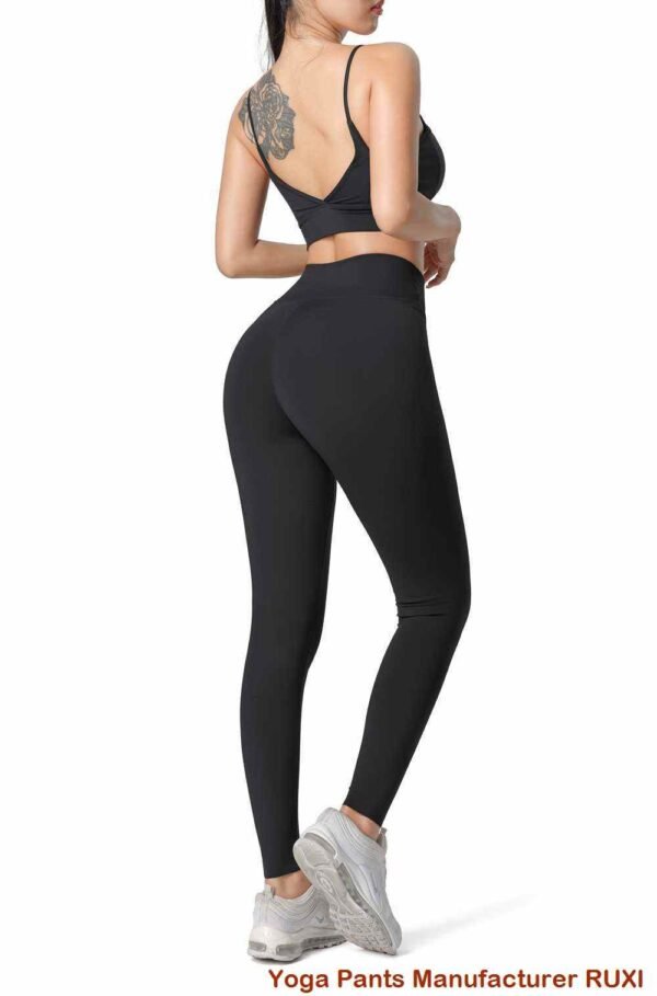 Legging Flare Pinggang Tinggi Cross Cross Ruxi my386