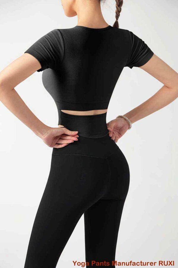 Legging Senaman Coklat Pakaian Aktif Berprestasi Tinggi