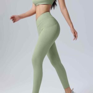 Seluar Pendek Gym Hijau Selesa Bergaya Tahan Lama Ruxi