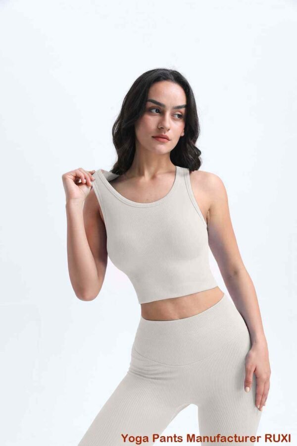 V Waist Gym Legging Pakaian Aktif Berprestasi Tinggi Ruxi