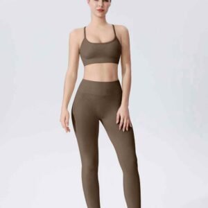 Seluar Pendek Gim Wanita dengan Poket Ruxi my2895