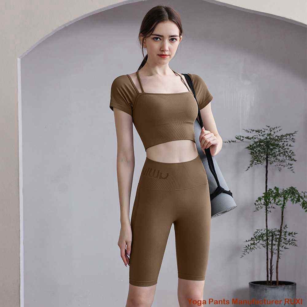 seluar pendek yoga untuk wanita Ruxi my3530