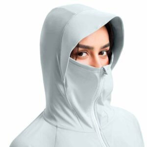 Pakaian Yoga Putih Elegan untuk Wanita Selesa Bergaya Ruxi