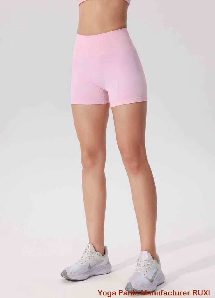 Seluar Pendek Lari Highwaisted untuk Wanita Selesa Fit