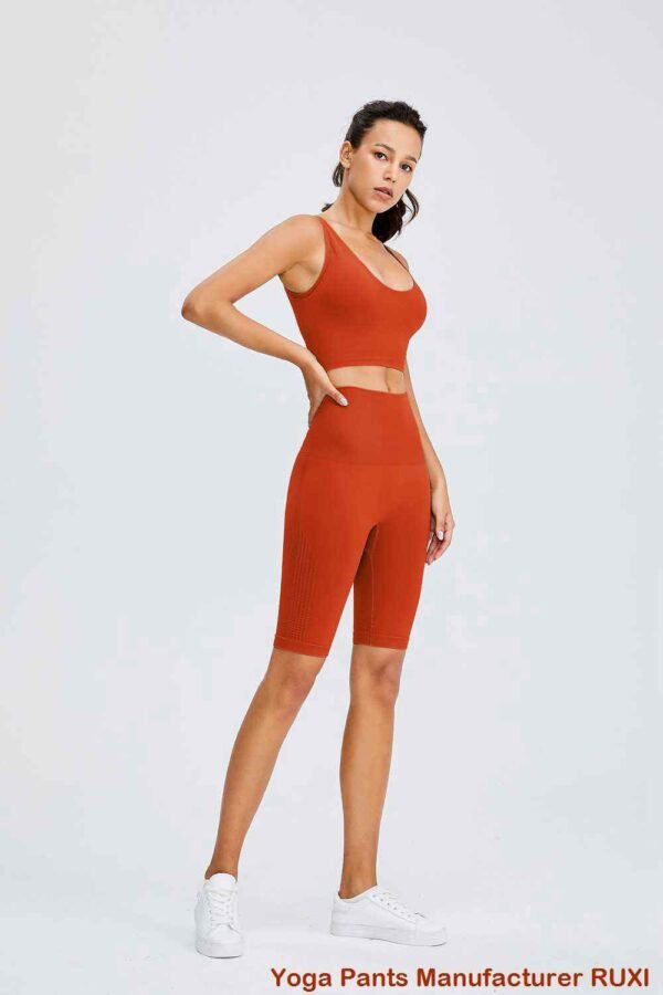 Baju Atasan Yoga Kapas Selesa untuk Wanita Ruxi my755