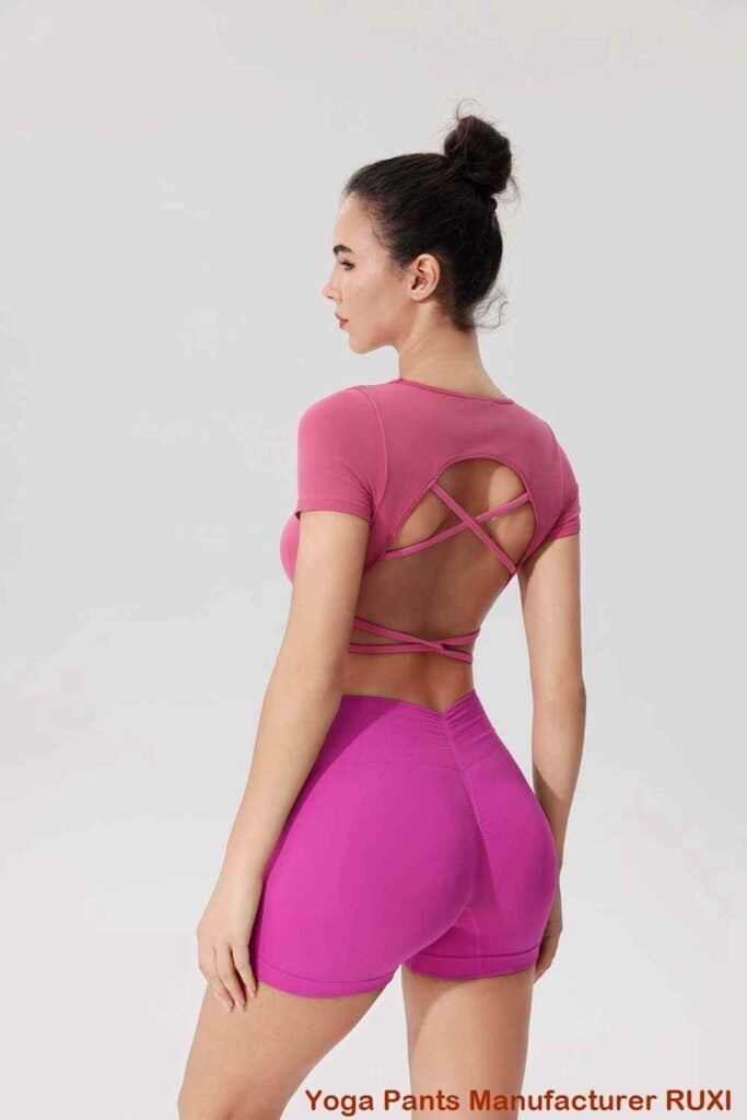 seluar pendek basikal yoga wanita Ruxi my3578