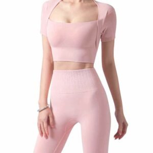 Seluar Yoga Bootcut dengan Poket Bergaya Berfungsi Ruxi