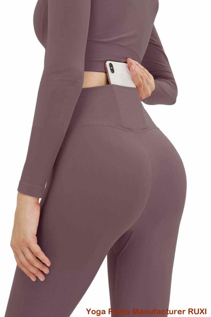 Pakaian Olahraga Premium Seluar Pendek Yoga 72k Ruxi