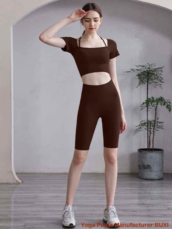 Bingkap Latihan Wanita dengan Poket Activewear Seluar Ruxi
